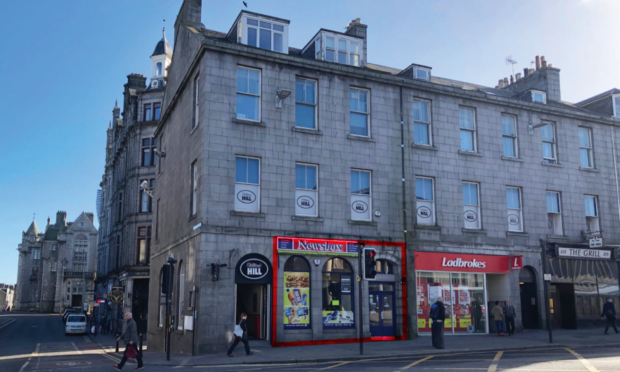 The former Newsbox newsagent on Union Street.