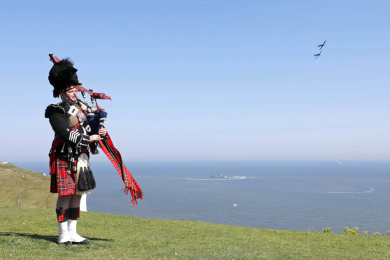 Pipe Major Andy Reid.