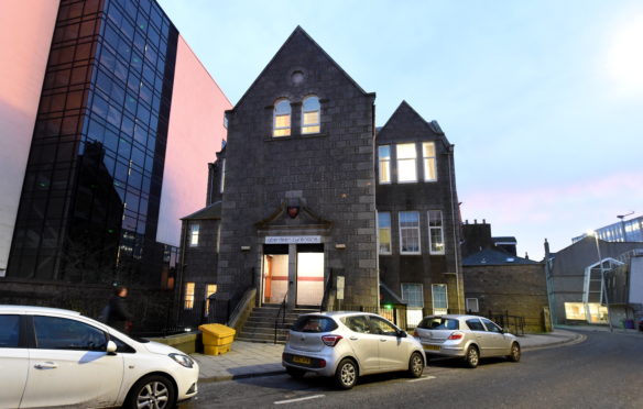 Aberdeen Cyrenians' headquarters in Summer Street. Telephone and video appointments have replaced face-to-face chats during lockdown.