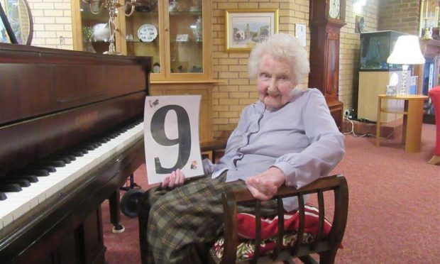 98-year-old Rebecca Parker, originally from the Isle of Skye.
