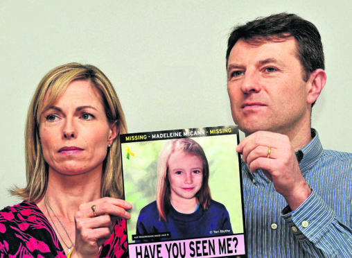 Madeleine McCann's parents Gerry and Kate McCann in 2012.