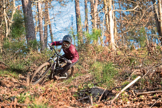Biking at Nevis Range