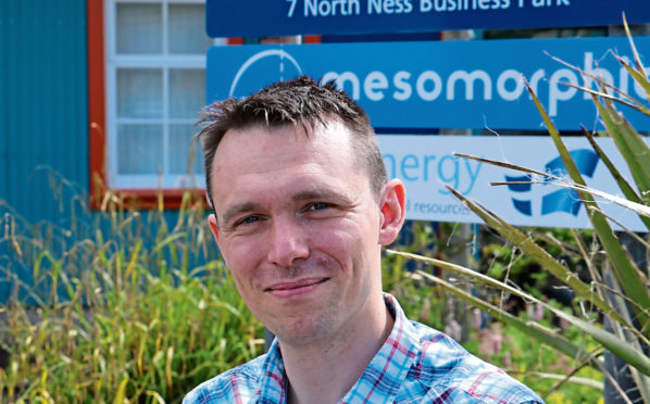 Barnaby Mercer, founder and technical director of Lerwick-based software developer Mesomorphic
