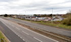 The A92 at Newtonhill