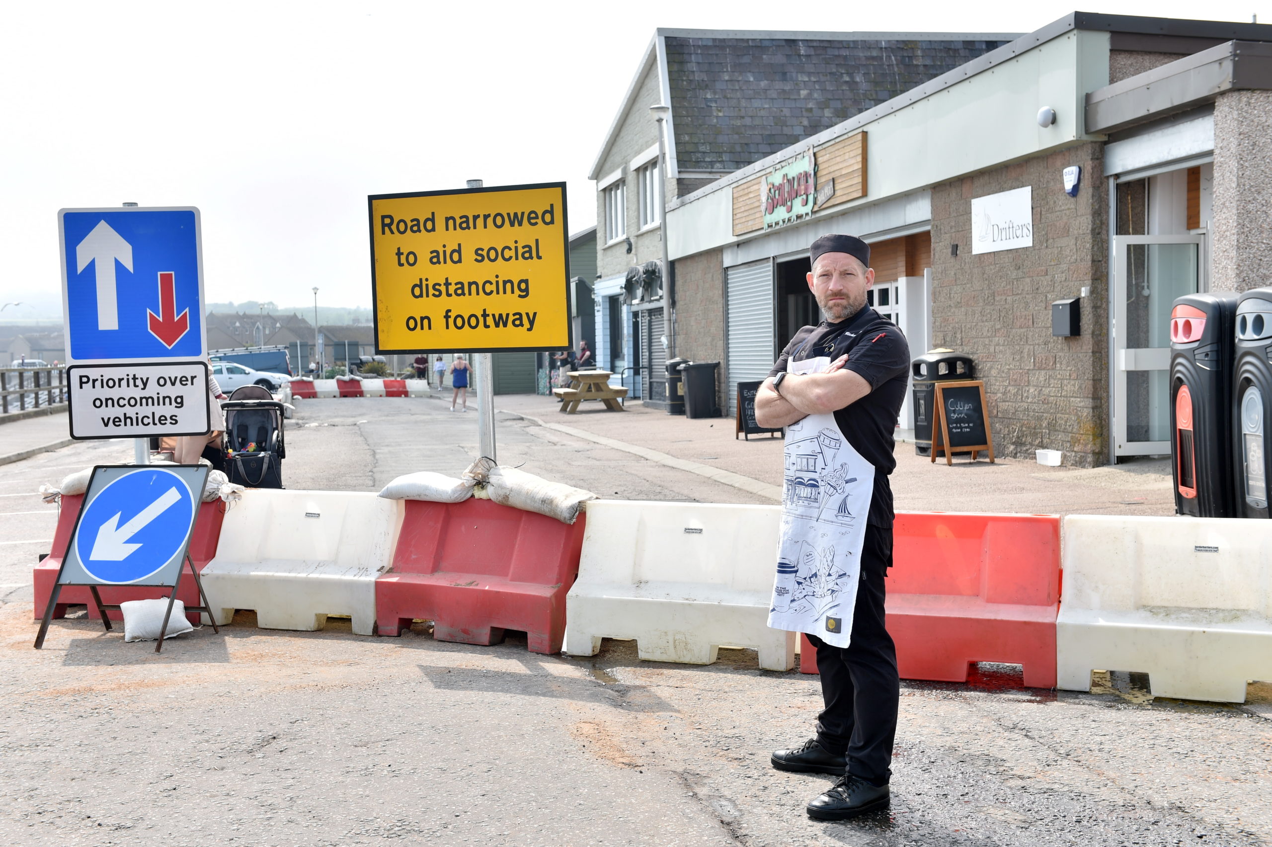 Calum Richardson of The Bay fish and chip shop in Stonehaven. Picture: Darrell Benns