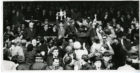 Martin Buchan, Aberdeen FC captain, holds aloft the Scottish Cup having beaten Celtic FC 3-1 at Hampden Park, Glasgow, in 1970.