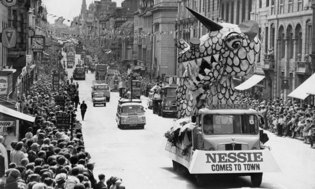 Parades and crowds filled the city centre for the 1968 Aberdeen Festival, which was launched in the wake of a typhoid outbreak.