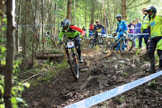 Greg Williamson at the 2017 Mountain Bike World Cup