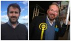 Lochaber SNP councillor Niall McLean (left) and SNP councillor Ron MacWilliam (right).