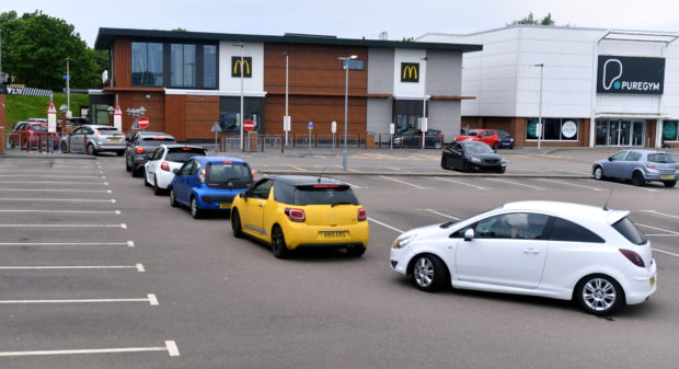 McDonald's at Kittybrewster retail park. Picture by Chris Sumner.