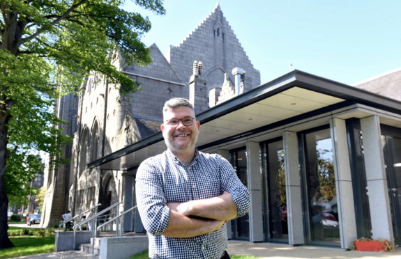 Rev Scott Rennie, minister at Queen's Cross Church.