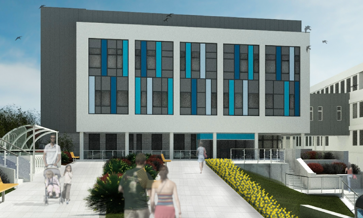 An artist's impression of the new elective care centre.