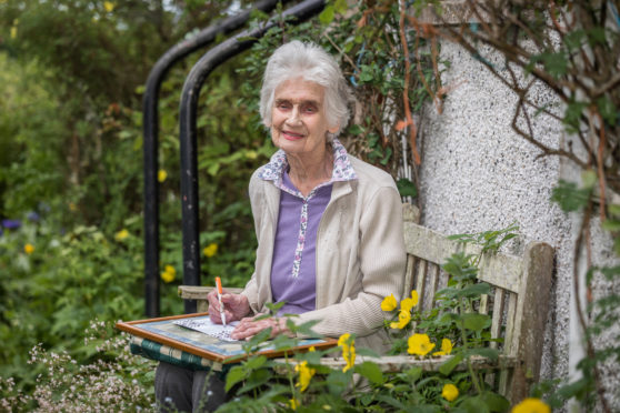 91 year old Ida Donnahie of Maryburgh has been keeping herself busy completing P&J crosswords during the pandemic lockdown.