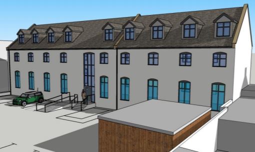 Developers hope to create 14 flats within the former Royal British Legion building.