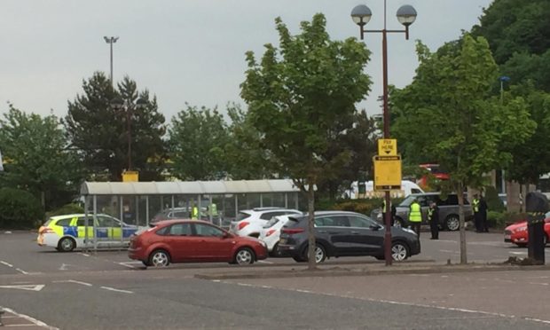 Police were called to a disturbance at Morrisons supermarket in Inverness this morning