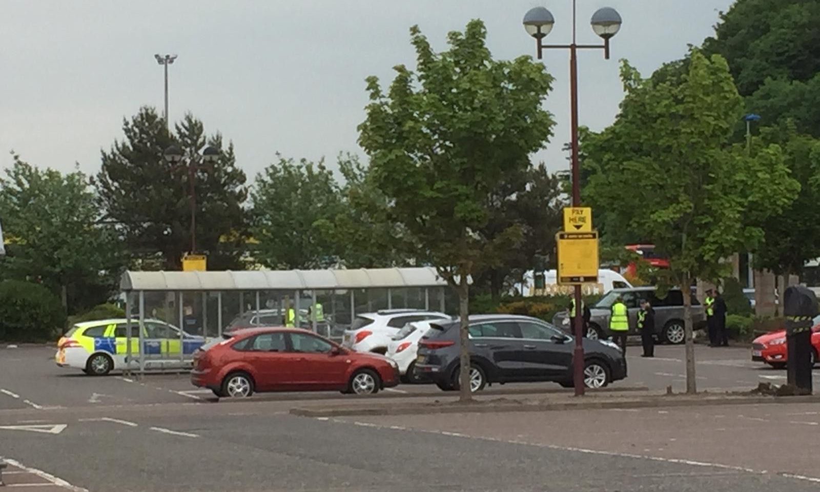 Police were called to a disturbance at Morrisons supermarket in Inverness this morning