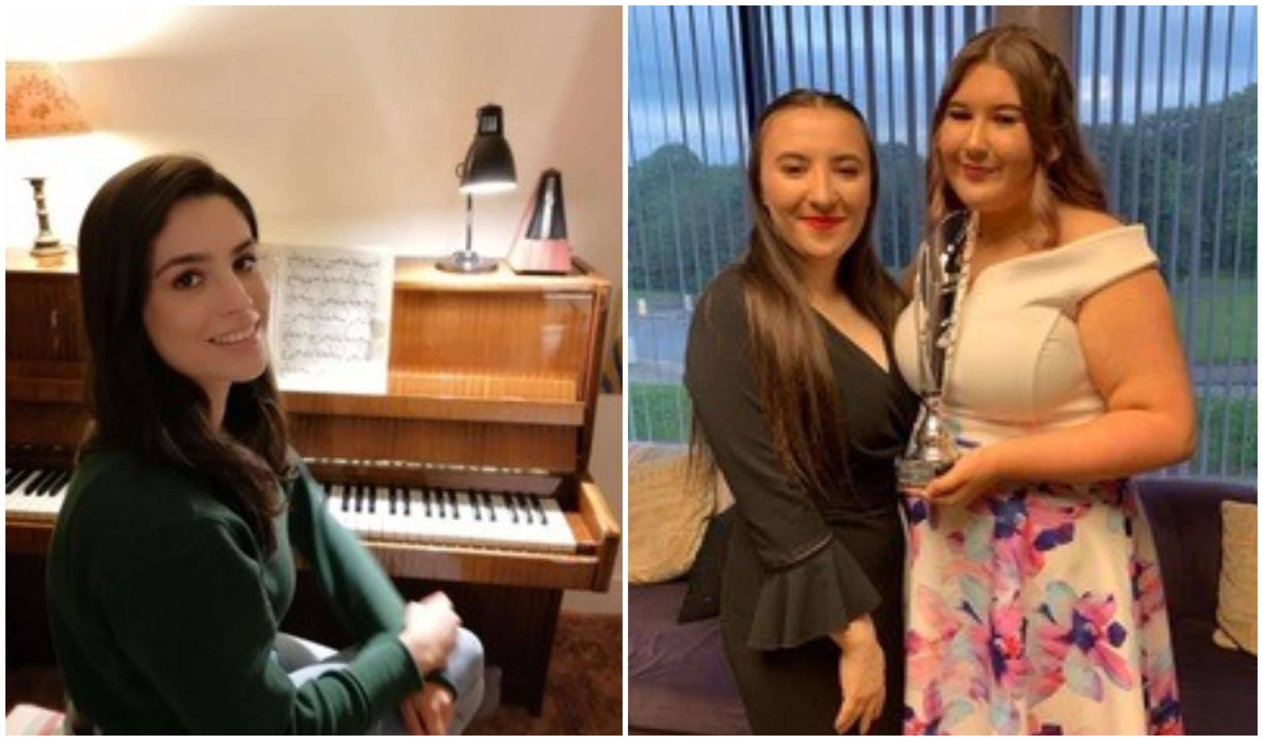 Martha Forbes, Carys Taylor and Rebecca West were awarded bursaries at the festival.