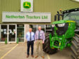 Managing director Harry Barclay, left, and general manager Garry Smith of John Deere dealership Netherton Tractors.
