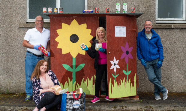 L-R: Paul McPherson (Volunteer) Lyndsay Mayo (Coordinator, befriending and resource allocation), Ruth Downie (member) and Mick Grant (Member)



Pictures by JASON HEDGES