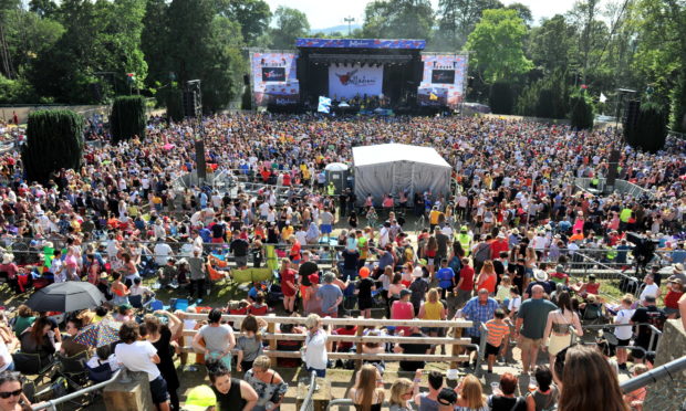 Belladrum Tartan Heart Festival.