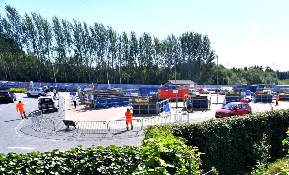 Hazlehead Recyling Centre.