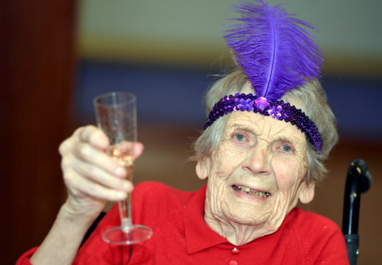 Mrs MacKintosh recently celebrated her 100th Birthday. Picture: Kami Thomson