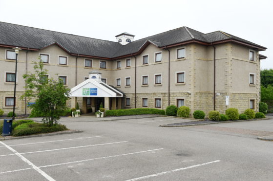 The Holiday Inn Express at Stoneyfield, Inverness which has reopened to essential workers.
Picture by Sandy McCook