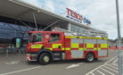 The scene at Tesco in Elgin. Picture by Jason Hedges.