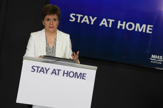 Scotland's First Minister, Nicola Sturgeon.