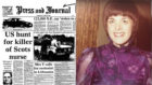 The P&J's front page on March 28, 1990, left, and Elizabeth Mackintosh right
