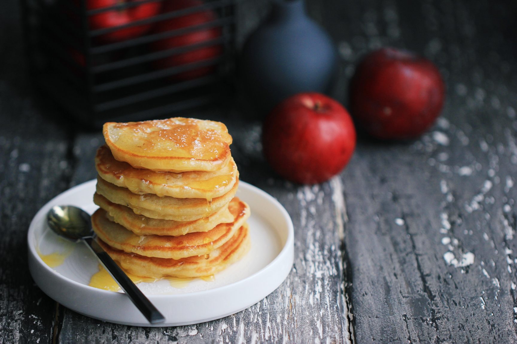 Apple pancakes. 