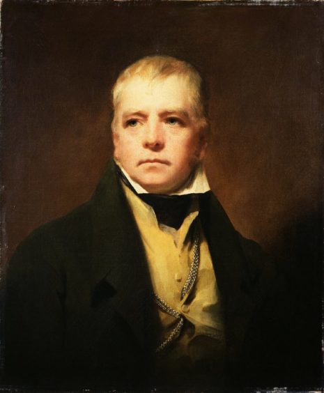 A portrait of Sir Walter Scott by Sir Henry Raeburn.