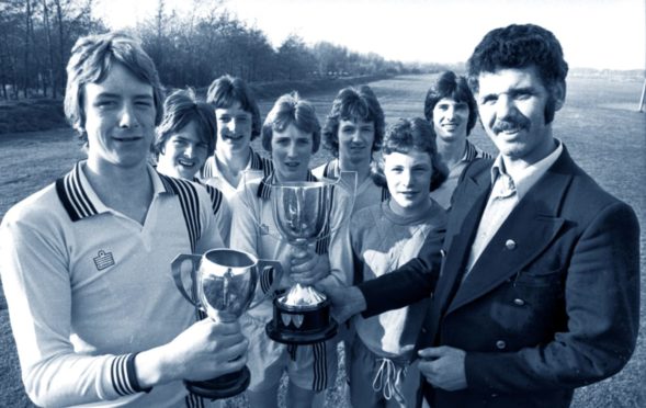 Dons legend and Gothenburg great Neil Simpson got used to picking up silverware at an early age.