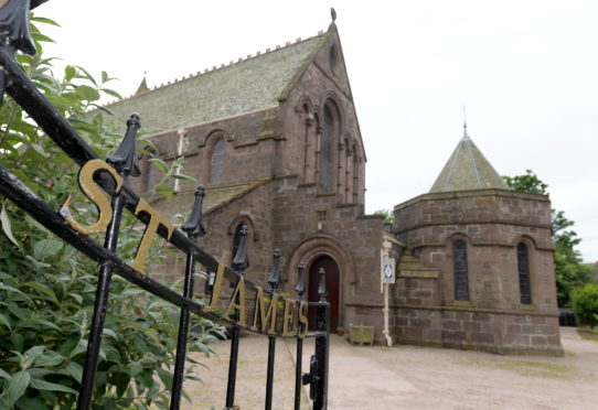 St James The Great Episcopal Church on Arbuthnott Street, Stonehaven.
Picture by Kath Flannery.