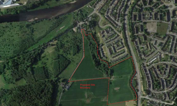 The proposed development from Comer Property Group at Leggart Brae, just south of the River Dee.