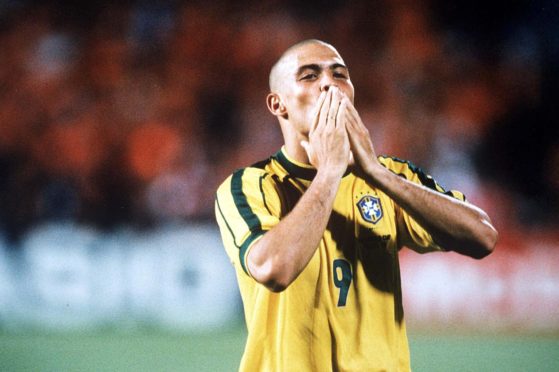 Ronaldo during the 1998 World Cup in France.