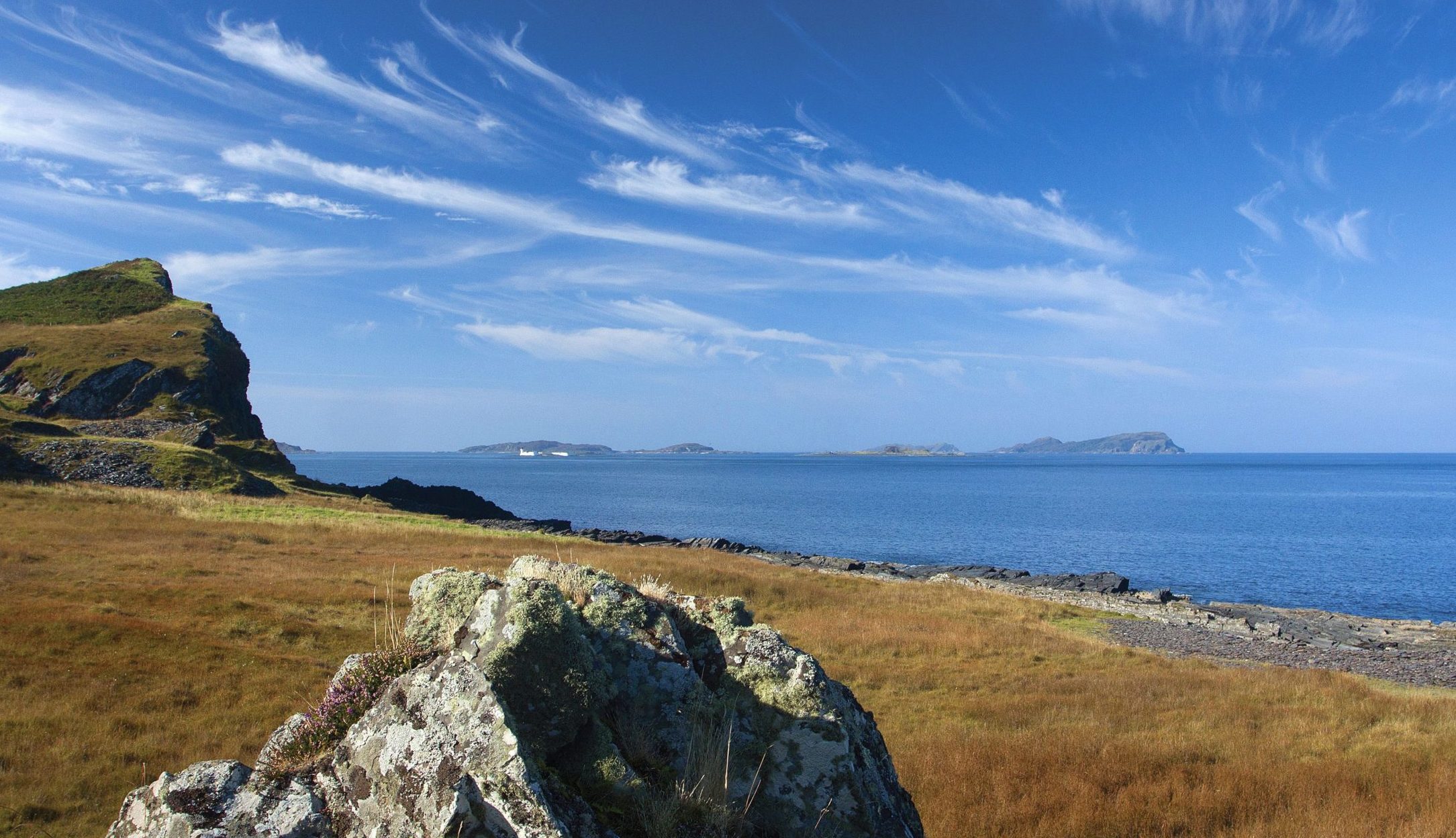 The Garvellachs Islands in the Firth of Lorne from the Isle of Luing