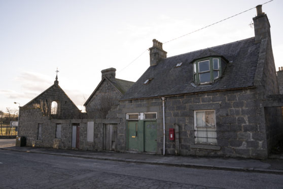 James Sheriff's Bridge Of Alford Stores And Post Office, a former grocer and emporium at Bridge of Alford, Aberdeenshire. Picture by Julia Sidell