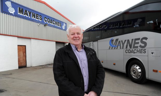 Gordon Mayne of Maynes Coaches.