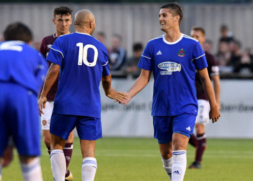 Daniel Park during his time with Cove Rangers