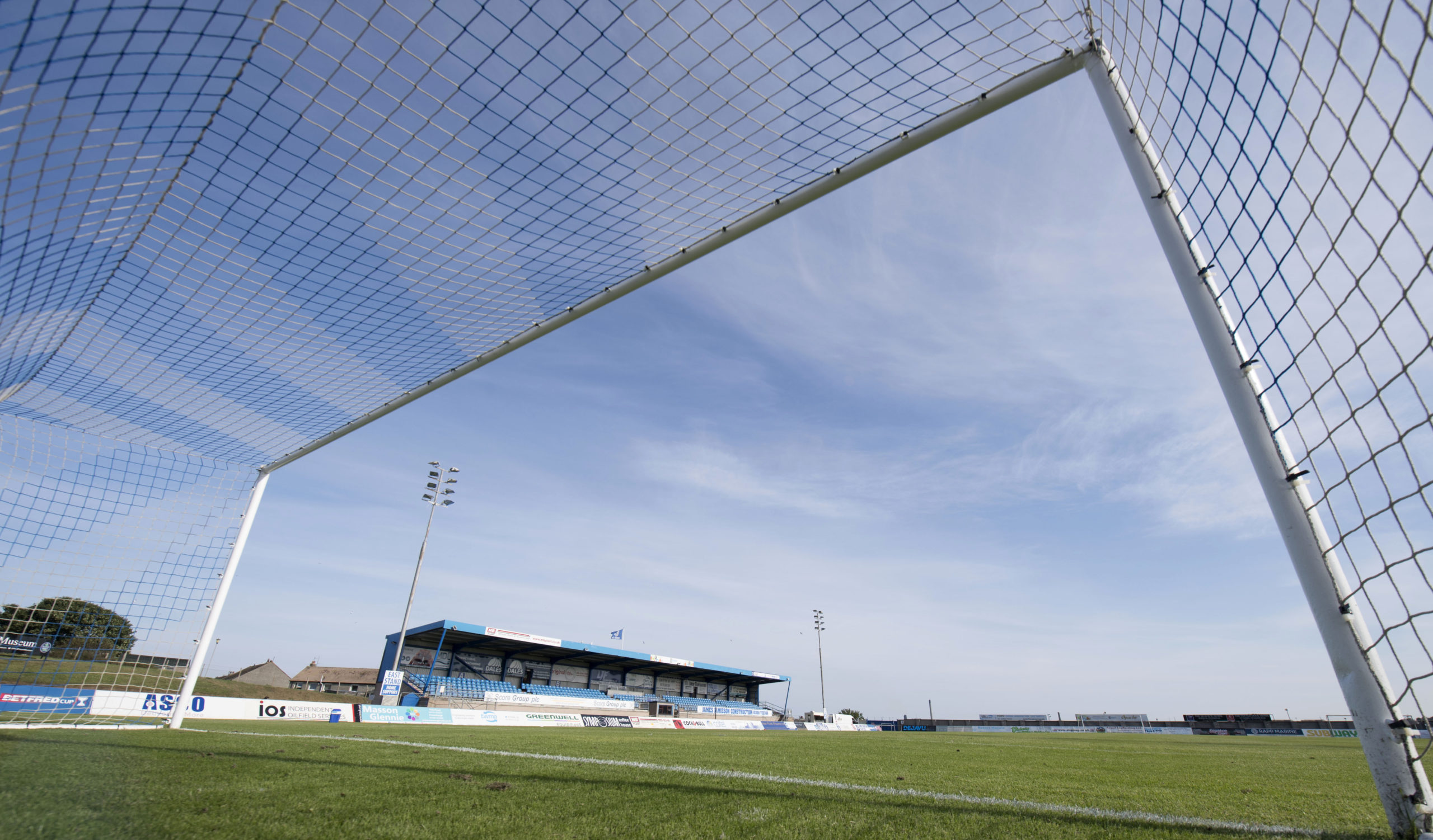 Balmoor Stadium will be empty for the Buchan derby between Peterhead and Fraserburgh