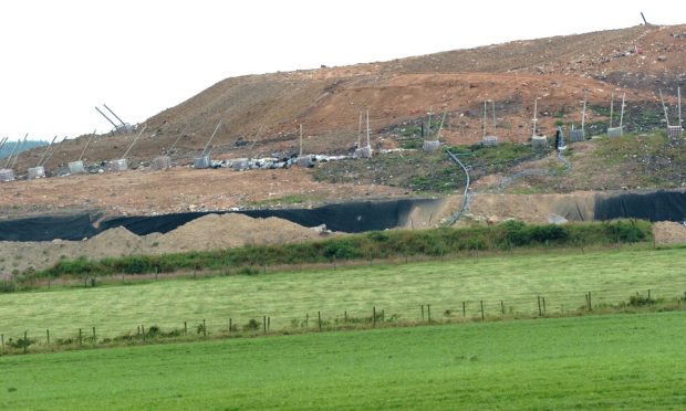 The Teuchan quarry provides clay for Stoneyhill landfill