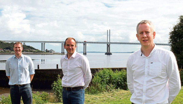 R-L: Robert Foster (Group Finance Director), Jamie Young (Group Sales Director), Stephen Offord (Group Production Director).