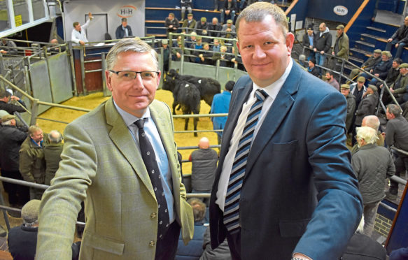 IAAS president Scott Donaldson, left, and the institute's executive director Neil Wilson.