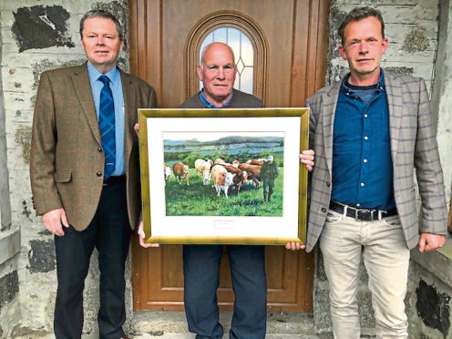 From left, Andrew Connon, Ian Pirie and Hamish Garland.