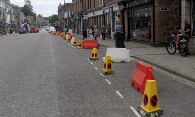 The social distancing measures in Banchory