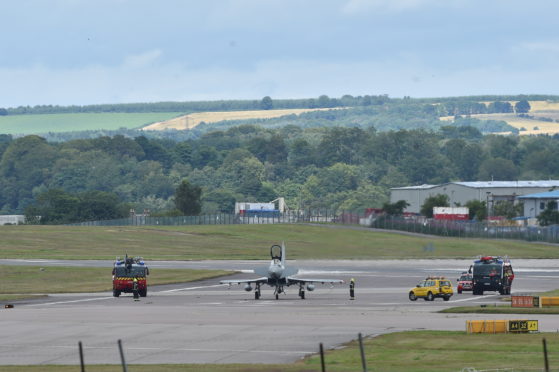 Typhoon at Aberdeen International Airport following emergency.
Darrell Benns.
29/07/20.