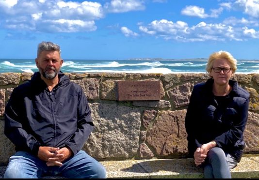 Conrad and Lesley Anne Ritchie in St Combs.