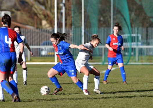 Caley Thistle Ladies are one of the clubs to benefit from the donation