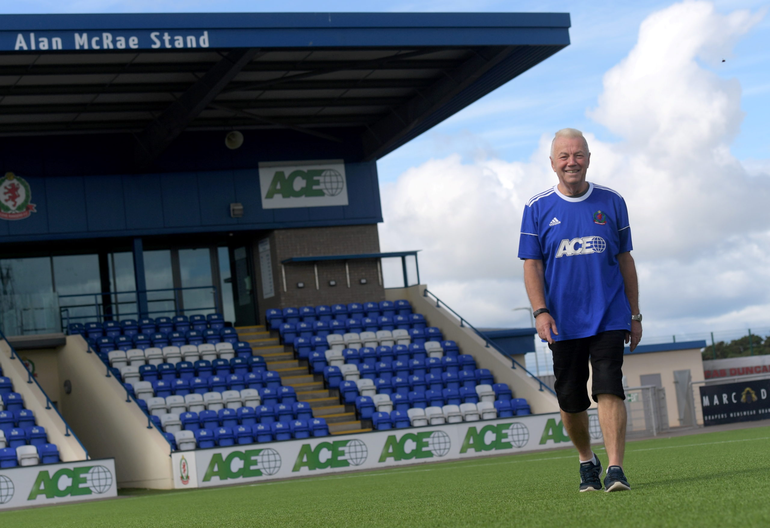 Ian Yule is going to be walking from Balmoral Stadium to Tannadice to raise money for Cove's crowdfunder to help raise cash for their legal fees as a result of Hearts/Partick Thistle's bid to deny them promotion.
Picture by Kath Flannery